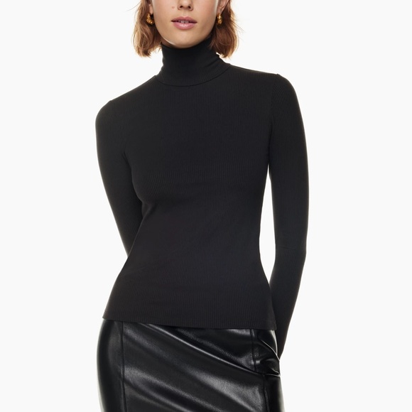 Aritzia Sweaters - Aritzia Wilfred Black Only Turtleneck Long Sleeves Sweater size S